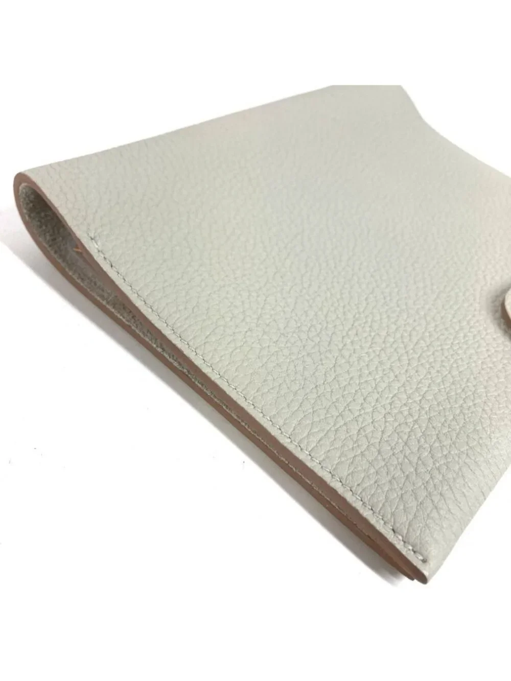 Hermes Notebook Cover Ulysse Neo PM Leather Light Gray Agenda